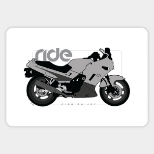 Ride ninja 250 03 bw Magnet